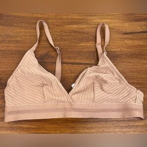 H&M Tan Adjustable Strap Non-Padded Bralette Size 4 Women’s GUC